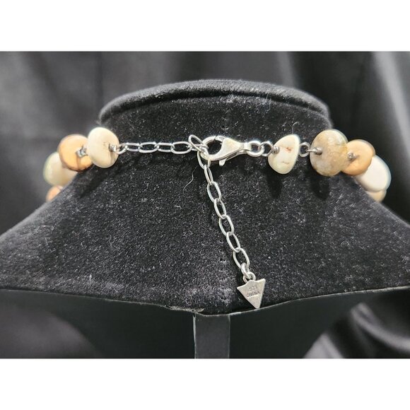 EUC Silpada African Howlite Opal & Bronzite Necklace & Earring Set (Retired Piec - Picture 3 of 8